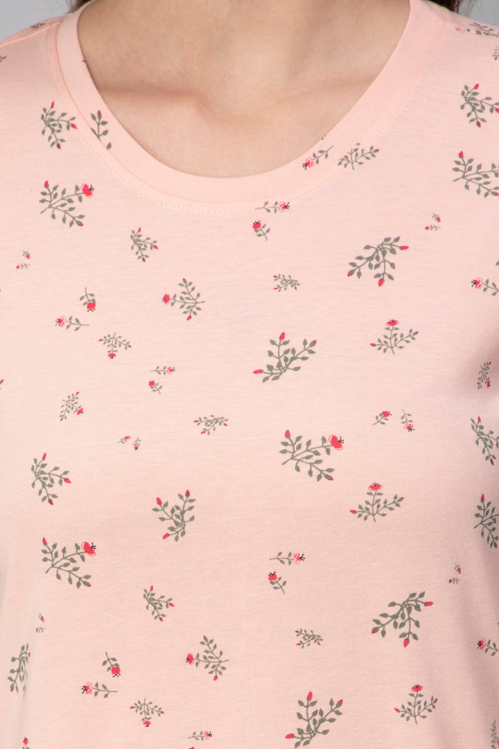 Peach Midi Sleepwear - nihsamah