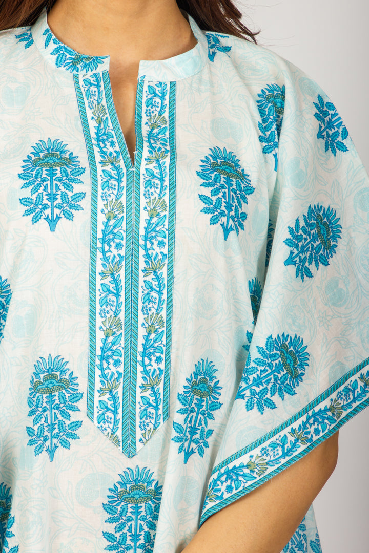 White Long Kaftan - nihsamah