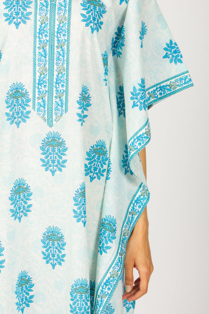 White Long Kaftan - nihsamah