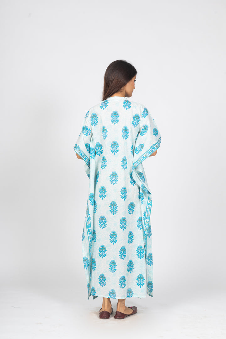 White Long Kaftan - nihsamah