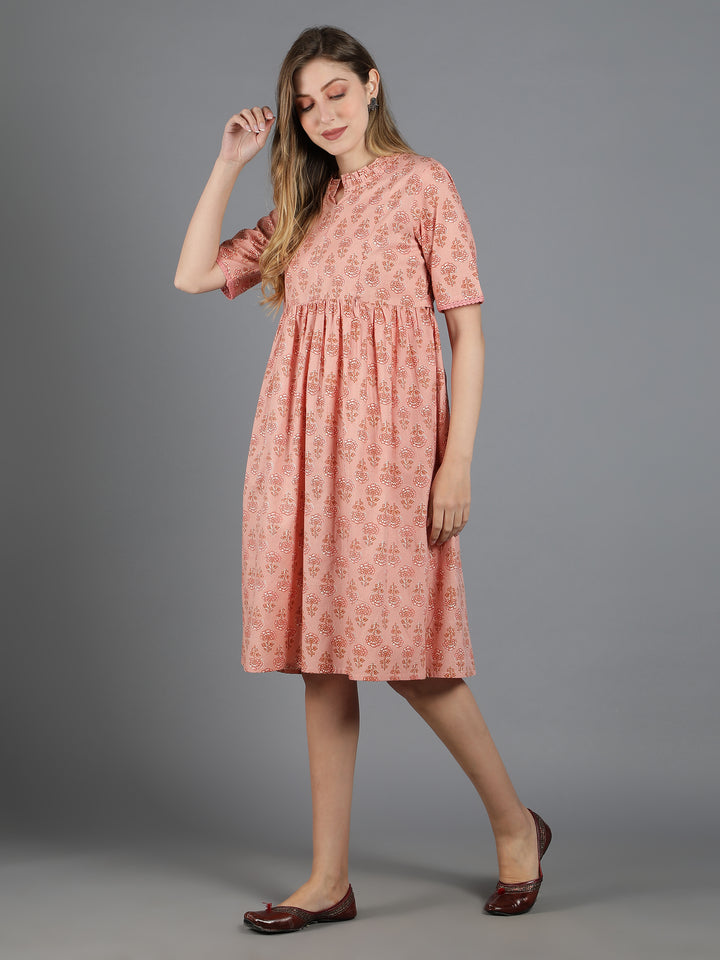 Peach Maternity Nighty-nihsamah