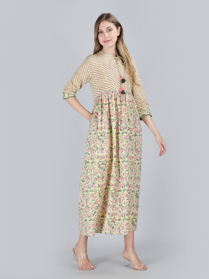 Pastel Green Maternity Nighty - nihsamah